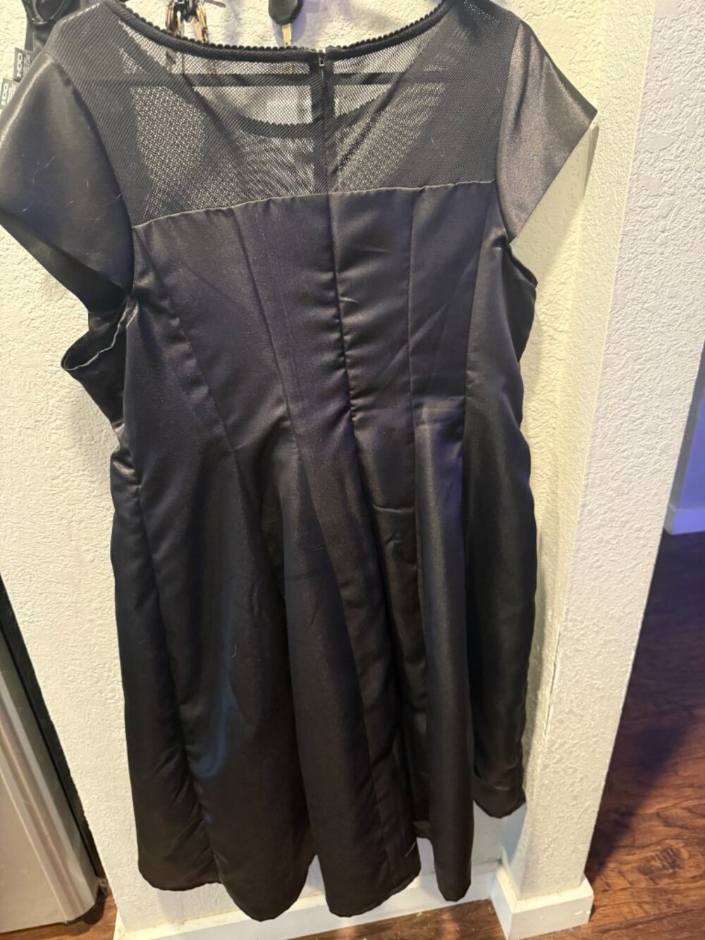 Violet Vixen Goth black dress 2XL Malevolent Maiden Fairy lace dress New/unworn. - Picture 2 of 7